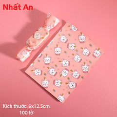 Giấy gói kẹo nougat xoắn GẤU - 100 tờ