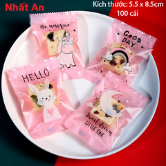 Túi hàn miệng THỎ & UNICORN 5.5x8.5cm