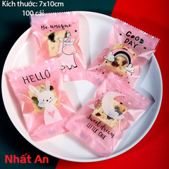 Túi hàn miệng THỎ & UNICORN 7x10cm