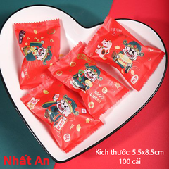 Túi hàn miệng ÔNG THẦN TÀI 5.5x8.5cm