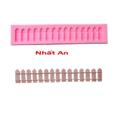 Khuôn silicone 4D hình hàng rào