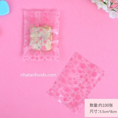 Túi hàn đựng bánh kẹo 5.5*8.5cm (100 túi/xấp) - mẫu 3