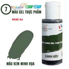 Màu gel thực phẩm Xanh rêu 28gr Unicorn