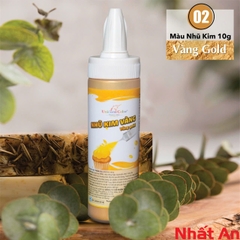 Màu nhũ kim vàng Unicorn 10gr