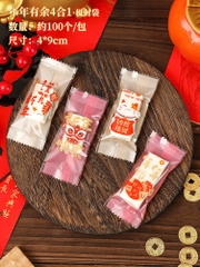 Túi kẹo nougat Mèo Lân Cá - 100 túi