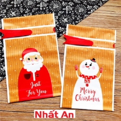 Túi vải rút noel mẫu 3