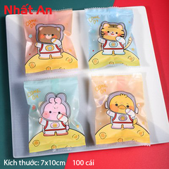 Túi hàn miệng THỎ & GẤU 7x10cm