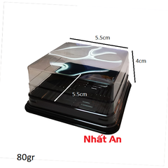 Khay trung thu đế đen 65-80gr (Loại mỏng) - 50 cái