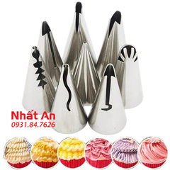 Bộ đui bắt bông kem chân váy búp bê 7 món