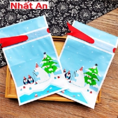 Túi vải rút noel mẫu 1