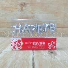 Nến chữ HAPPY BIRTHDAY (có nhiều màu)
