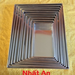 Khuôn nhôm gia công chữ nhật đáy liền cao 5cm (18->36cm)