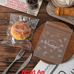 Túi dán bánh mì ngọt Wonderful 15*18*3cm