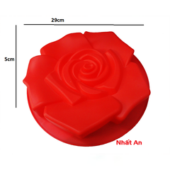 Khuôn silicone hoa hồng lớn