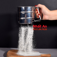 Rây bột inox  rộng 10cm x cao 9.3cm