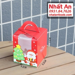 Hộp cupcake 1 bánh Giáng Sinh Noel
