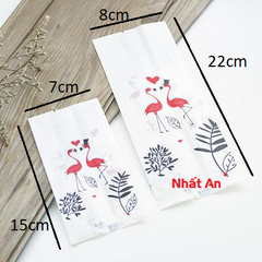 Túi giấy thắt eo hình con sếu - 50 túi