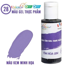 Màu gel tím hoa sim Unicorn 28g