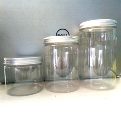 Hủ nhựa nắp nhôm (500ml - 800ml - 1L - 1L2)