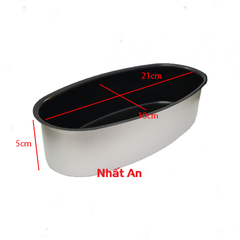 Khuôn bánh oval chống dính lòng trong