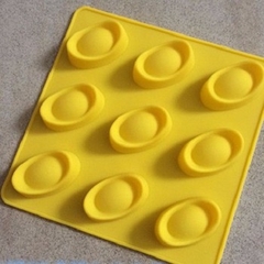 Khuôn silicone 9 hình thỏi vàng