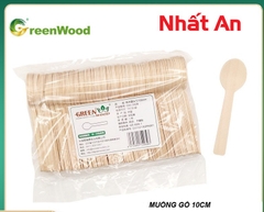 Muỗng gỗ dùng một lần 10cm