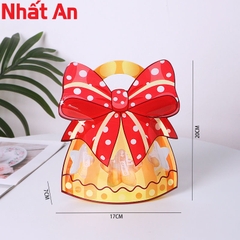 Túi zip Noel Chuông Giáng Sinh