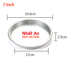 Khuôn nhôm nướng bánh pizza (Có nhiều size)