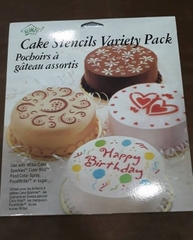 Bộ rắc mặt trang trí bánh 4 hình 19.5cm