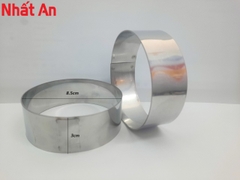 Khuôn ring tròn làm bánh New York rolls 8.5 x cao 3cm