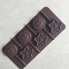 Khuôn silicone mặt cười và ngôi sao