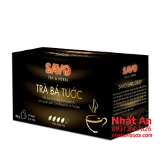 Trà túi lọc SAVO Bá Tước (25 gói x 2gr) / Earl Grey Tea