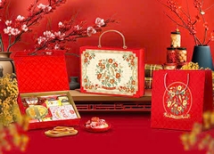 Hộp Tết Trường Xuân Đỏ