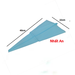 Túi bắt bông kem silicone size M-34