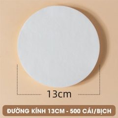 Giấy lót chống tràn ly 500 tờ 13cm