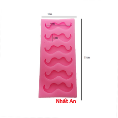 Khuôn silicone 4D hình bộ râu