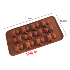 Khuôn silicone nâu