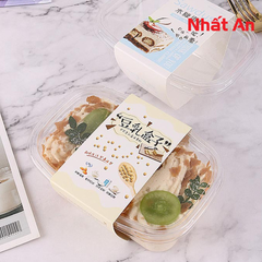 Hộp nhựa trong chữ nhật PET XY092