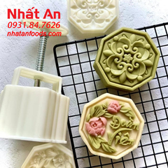 Khuôn trung thu 2 mặt Lục Giác Đoàn Viên 150gr - 190gr