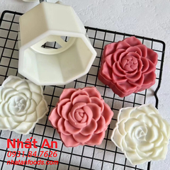 Khuôn trung thu 2 mặt Sen Đá 150gr - 190gr