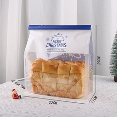 Túi đựng bánh dây gài Noel-Size lớn màu xanh