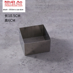 Khuôn ring vuông làm bánh mousse TQ cao 6cm