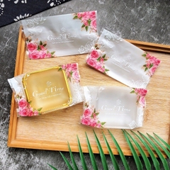 Túi hàn trung thu hoa hồng 50gr 6x12cm - 100 túi