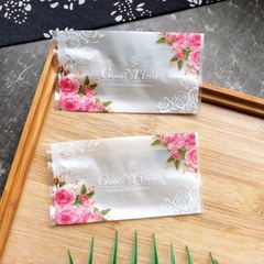 Túi hàn trung thu hoa hồng 60 - 80gr 10 x 13.5cm - 100 túi