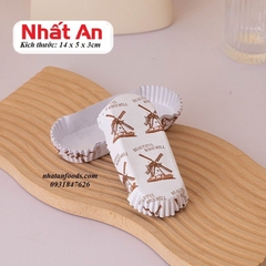 Cup giấy nướng bánh dài chống dính - Set 100 cái