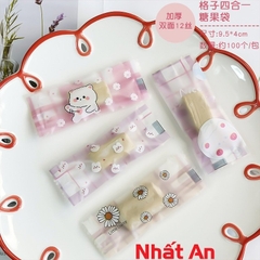 Túi nougat gấu trắng 100 cái