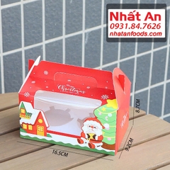 Hộp cupcake 2 bánh Giáng Sinh Noel