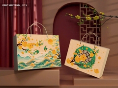 Hộp tết Kraft Mai Vàng size L
