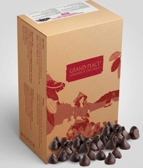 Socola hạt chip đen Puratos / Dark chip chocolate Puratos (Chiết lẻ từ gói 2.5kg)