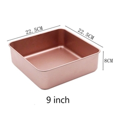 khuôn vuông chống dính 9 inch 22.5x8cm